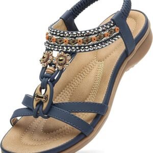 Women Summer Sandals Arch Support Comfort Walking Bohemian Flip-Flops