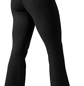 Women’s High Waist Flared Bootcut Yoga Workout Leggings