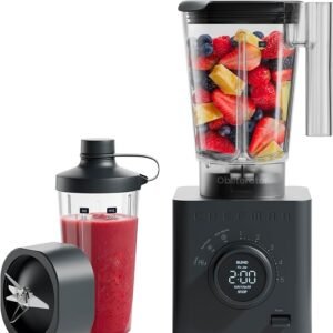 48oz Countertop Blender 1380W Ice Crushing Smoothie Maker Travel