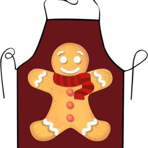 Funny Seasonal Holiday Apron Adjustable Kitchen Cooking Apron for Men Women