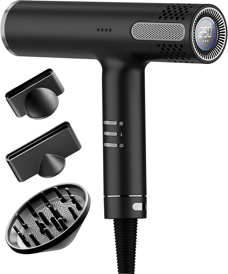 Ionic Hair Dryer with Diffuser for Women