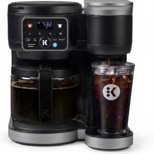 K-Duo Hot & Iced Coffee Maker Single Serve Carafe 72oz Reservoir