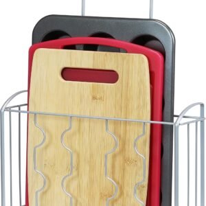 Over-the-Door Cabinet Organizer Silver