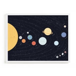 Beautiful Universe Framed Wall Art Print Decor