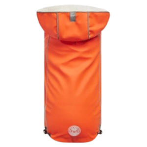 Insulated Waterproof Dog Raincoat Orange